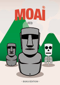 WORLD HERITAGE MOAI RED EDITION