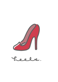 heels /Red White