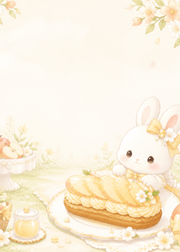 Citrine White Rabbit Apple Eclair