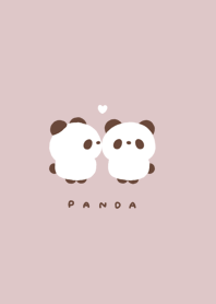 好朋友熊貓 /pink beige
