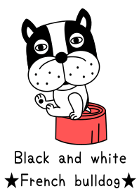 ふれんちぶるどっぐしろくろきせかえ