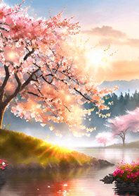 Beautiful real scenery(Spring-452)