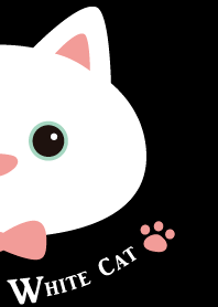 WHITE CAT!