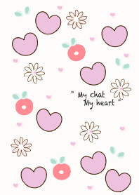 Pastel purple heart 21