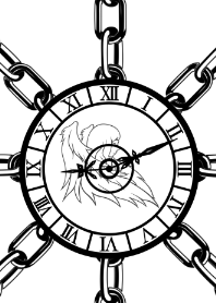 Relógio e corrente de Virgem