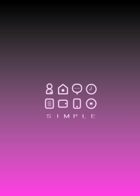 SIMPLE(black pink)V.1043b