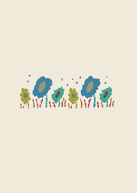 復古小花
