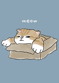 neko drawing2 / pale blue