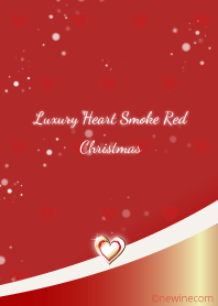 Luxury Heart Smoke Red Christmas.
