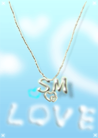 イニシャル S&M(ブルー2)左側