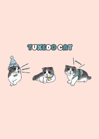 tuxedocat3 - peach pink