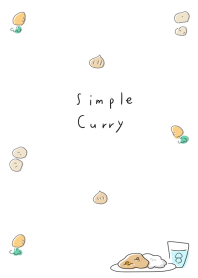 simple curry Theme cute.