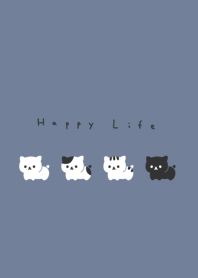 แมวเมี้ยว | gray blue.