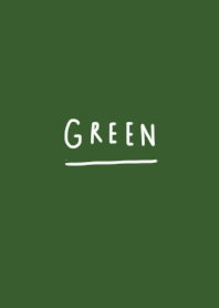 A simple green that is easy on the eyes.