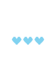 ミニドット絵ハート(ブルー11)