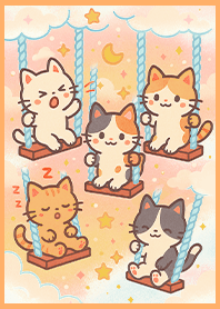 棉花糖天空的貓咪們1.7 橘黃色 凱瑞精選集