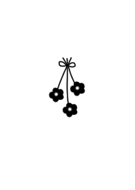 Adult flowers. white.