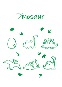 我養了些恐龍˙翠綠色