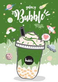 Bubble milk (galaxy green tea ver.)