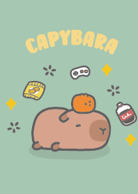 Plump Capybara lazy2024 LET'S DRAW (g)