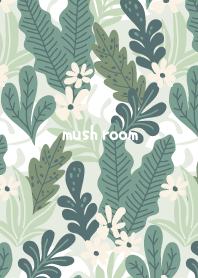 Botanical Tropical leaf mush