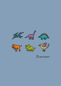 Mini Dinosaur Collection(Morandi blue)