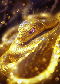 Lucky with the Golden Snake!