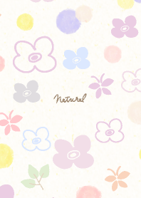 Spring watercolor circle17 from Japan