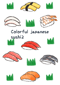 Colorful japanese sushi2!