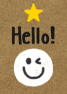 Hello Smile Black And White Line Theme Line Store Hello Smile Black And White Line Theme Line Store