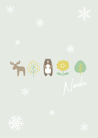 nordic winter(green yellow)