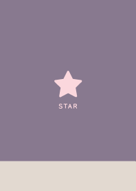 Lucky Star / Beige&Pink / Ash Purple