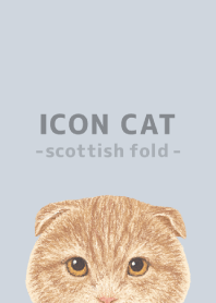 ICON CAT - スコティッシュ - PASTEL BL/01