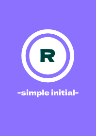 simple initial-R- THEME 52