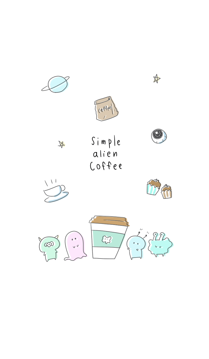 simple alien coffee.