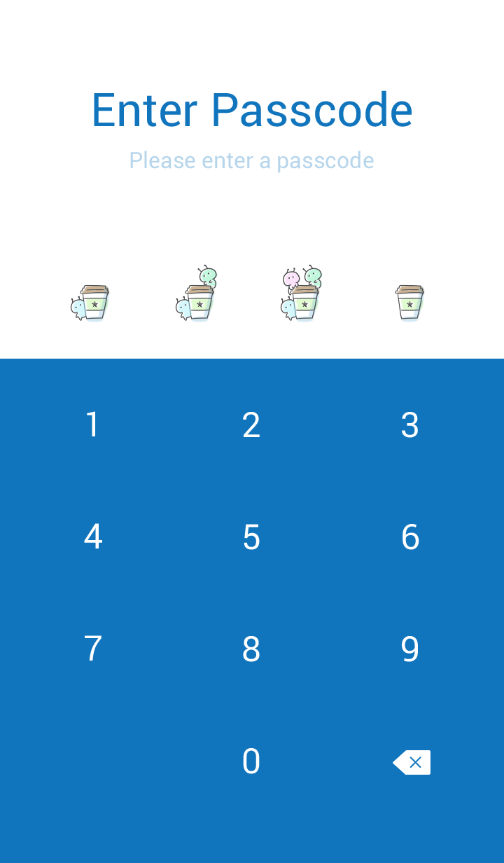 simple alien coffee.