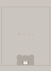 熊 /gray beige