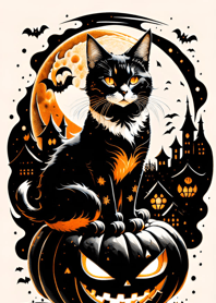 halloween cat a67Cb6