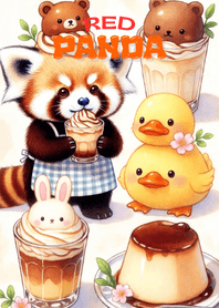 แพนด้าแดงคาเฟ่ขนมหวาน