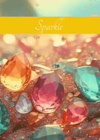 Gemstone Sparkle2 on yellow