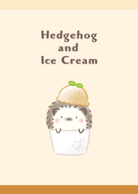 Hedgehog and Ice cream* -caramel-