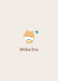 柴犬3 四葉 [棕色]