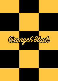 Simple Orange & Black no logo No.5-2