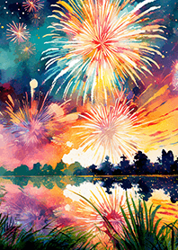 Beautiful Fireworks Theme#496