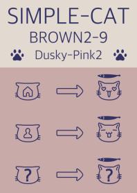 simple cat brown2-9 dpink2