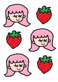 Lily and strawberry