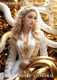 White snake and gold  Lucky 48