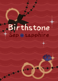 Birthstone ring (Sep) + ivory [os]