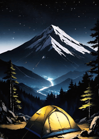 Mountain, Sea, and Moonlit Night 61Db99