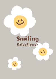 Smiling Daisy Flower  - Brown+ 05